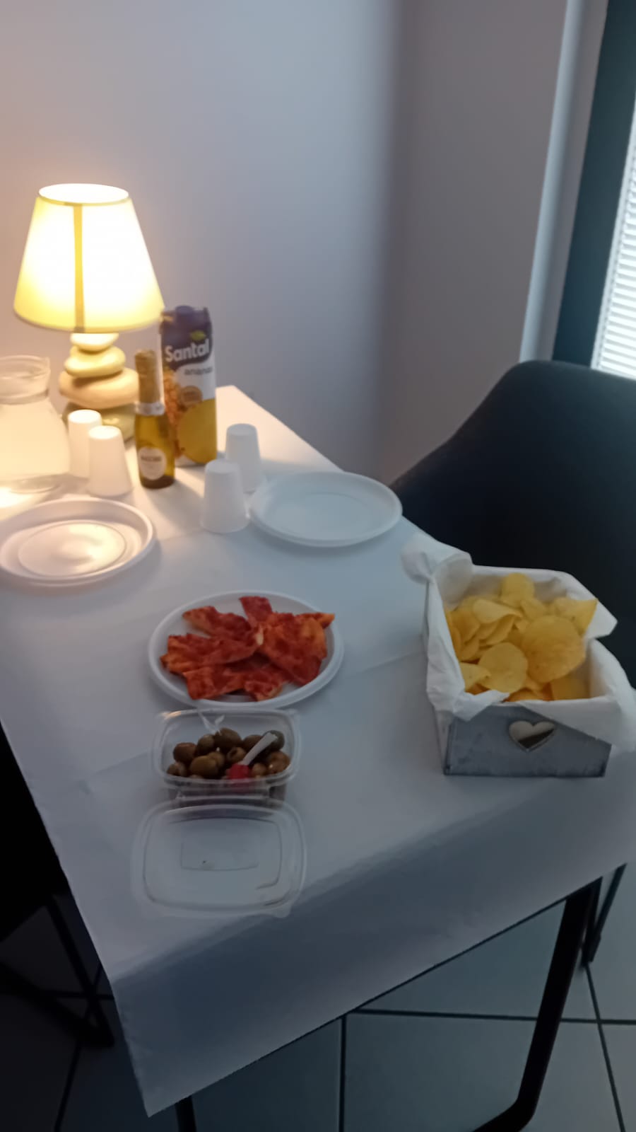 Aperitivo preparato al Centro Life durante la serata dedicata al relax per due